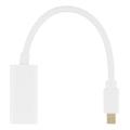 Deltaco Mini DisplayPort til HDMI-adapter - 0,2 m - hvid