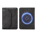 Aftagelig MagSafe-kortholder / RFID-blokerende pung - sort