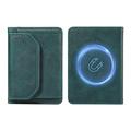 Aftagelig MagSafe-kortholder / RFID-blokerende pung - grøn