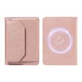 Aftagelig MagSafe-kortholder / RFID-blokerende pung - pink