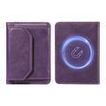 Aftagelig MagSafe-kortholder / RFID-blokerende pung - lilla