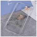 Diamantindretning iPhone 13 TPU Cover - Hjerte