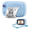 Digital Instant Kamera til Børn med 32GB Hukommelseskort - Blå
