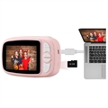 Digital Instant Kamera til Børn med 32GB Hukommelseskort - Pink