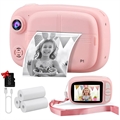 Digital Instant Kamera til Børn med 32GB Hukommelseskort - Pink
