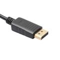 DisplayPort (han) til VGA (hun) adapter - Sort