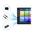 Dobbelt Din Touchskærm Bluetooth Bilstereo med Bakkamera - 7"