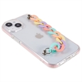 Dual-Color Series iPhone 14 Plus TPU Cover - Farverig Rem
