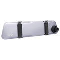 Dual Lens Vidvinkel Full HD Spejl Dashcam & HD Bakkamera
