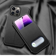 iPhone 16 Pro Max Dual View Flip Læderetui