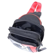 Ducati skuldertaske med justerbar skulderrem - Sort / Rød