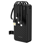 Dudao K11 Pro 20000mAh Powerbank med indbyggede kabler