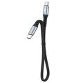 Dudao L10C Power Delivery USB-C-kabel - 100W hurtig opladning, 0.23m - Sort