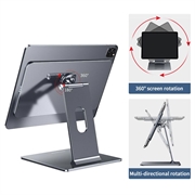 iPad Pro 11 2021/2020 Dulcii K03 Roterende magnetisk stativ - grå