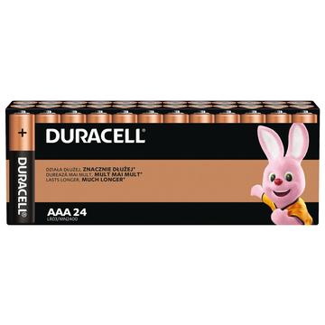 Duracell Basic LR03/AAA alkaliske batterier - 24 stk.