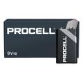 Duracell Procell 6LR61/9V alkaliske batterier 673mAh - 10 stk.
