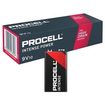 Duracell Procell Intense Power 6LR61/9V alkaliske batterier - 10 stk.