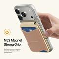 Dux Ducis Arch magnetisk MagSafe-kortholder med RFID - khaki