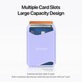 Dux Ducis Arch magnetisk MagSafe-kortholder med RFID - Lilla