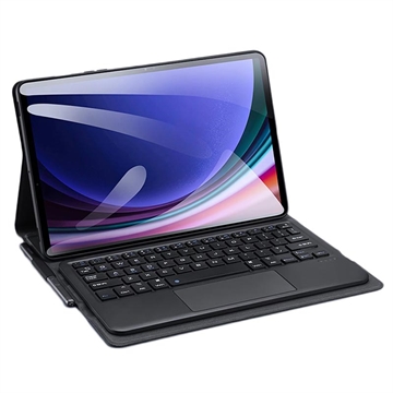 Samsung Galaxy Tab S9 Dux Ducis Cover med Bluetooth Tastatur - Sort