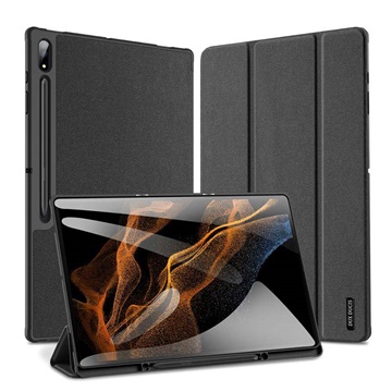 Dux Ducis Domo Samsung Galaxy Tab S8 Ultra Tri-Fold Folio Cover - Sort