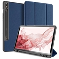 Samsung Galaxy Tab S9 Dux Ducis Domo Tri-Fold Smart Folio Cover - Blå