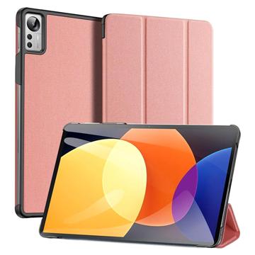 Dux Ducis Domo Xiaomi Pad 5 Pro 12.4 Tri-Fold Smart Folio Cover - Pink