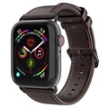 Dux Ducis Apple Watch Series 11/10/9/8/SE 3/SE (2022)/7/SE/6/5/4/3/2/1 Læderrem - 42mm/41mm/40mm/38mm - Kaffe