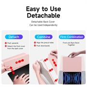 iPad Pro 11 2022/2021/2020 Dux Ducis Magi aftageligt 2-i-1 folioetui - pink