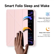 iPad Pro 11 2022/2021/2020 Dux Ducis Magi aftageligt 2-i-1 folioetui - pink