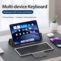 Dux Ducis multifunktionelt Bluetooth-tastatur med touchpad til bærbar computer, tablet og mobiltelefon - sort