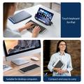Dux Ducis multifunktionelt Bluetooth-tastatur med touchpad til bærbar computer, tablet og mobiltelefon - sort