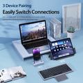 Dux Ducis multifunktionelt Bluetooth-tastatur med touchpad til bærbar computer, tablet og mobiltelefon - sort