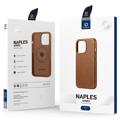 Dux Ducis Naples iPhone 13 Læder Dækket Cover - Brun