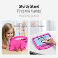 Samsung Galaxy Tab A9 Dux Ducis Panda Børn Stødsikkert Cover - Hot Pink