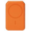 Dux Ducis Papo RFID-blokerende magnetisk kortholder og stativ - MagSafe-kompatibel - orange