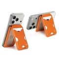 Dux Ducis Papo RFID-blokerende magnetisk kortholder og stativ - MagSafe-kompatibel - orange