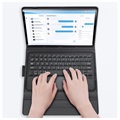 Dux Ducis Samsung Galaxy Tab S7/S8 Cover med Bluetooth Tastatur (Bulk Tilfredsstillelse) - Sort