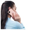Dux Ducis Skin Pro Samsung Galaxy A12 Flip Cover - Rødguld