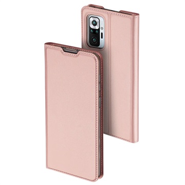 Dux Ducis Skin Pro Xiaomi Redmi Note 10 Pro Flip Cover - Pink