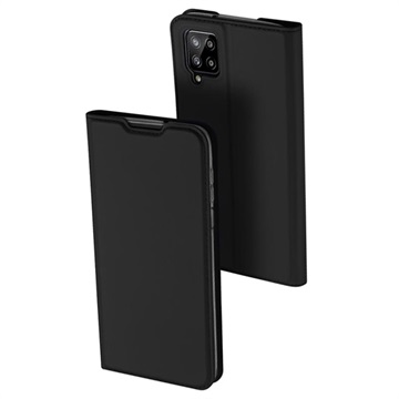 Dux Ducis Skin Pro Samsung Galaxy A12 Flip Cover - Sort