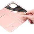 Dux Ducis Skin Pro iPhone 14 Pro Flip Cover - Pink