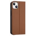 Dux Ducis Skin X2 iPhone 14 Plus Flip Cover - Brun