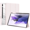 Dux Ducis Toby Samsung Galaxy Tab S7+/S7 FE/S8+ Tri-Fold Smart Folio Cover - Lysepink
