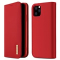 Dux Ducis Wish Series iPhone 11 Pro Læderpung - Rød