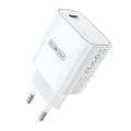 Duzzona T11 20W USB-C PD mini-vægoplader - EU-stik - hvid
