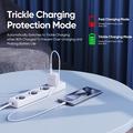 Duzzona T12 30W PD hurtigoplader til vægmontering - USB-C/USB-A, EU-stik - hvid