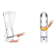 Dyson Hot+Cool HF1 Rapid React varme- og køleventilator - hvid / sølv