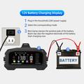 E-FAST TK-2500 Automatisk Batterioplader - 25A - Lion, LiFePO4, AGM GEL, Bly-syre, 12V/24V - Sort / Rød