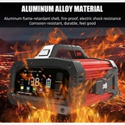 E-FAST TK-2500 Automatisk Batterioplader - 25A - Lion, LiFePO4, AGM GEL, Bly-syre, 12V/24V - Sort / Rød